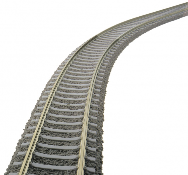 Flexible track with concrete sleepers. length: 800 mm.<br /><a href='images/pictures/Fleischmann/4473.jpg' target='_blank'>Full size image</a>